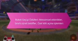 Read more about the article Roket Geçişi Ödülleri: Mevsimsel etkinlikler, Sınırlı süreli teklifler, Özel kilit açma işlemleri