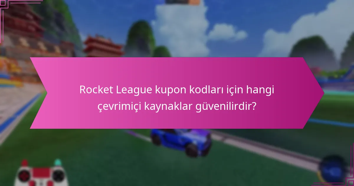 Rocket League kupon kodlarını nasıl bulabilirim?